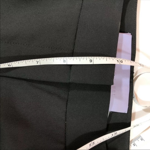 Vera Wang Black Slim Straight Pants 10 - Picture 7 of 9